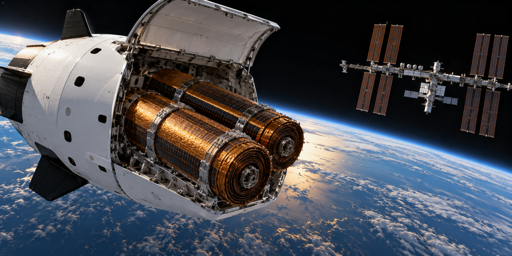 The station’s next power upgrade is still cargo
